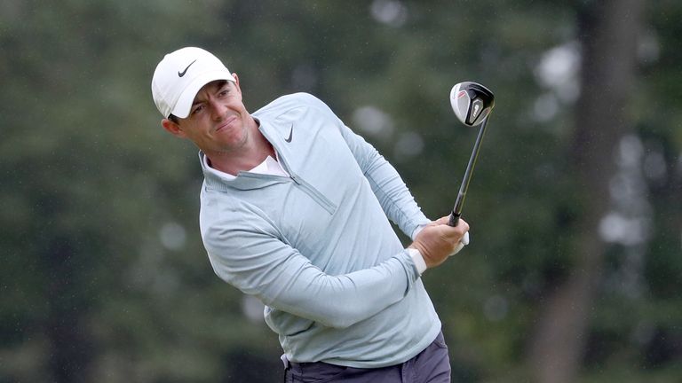 Rory McIlroy during the third round of the Scottish Open