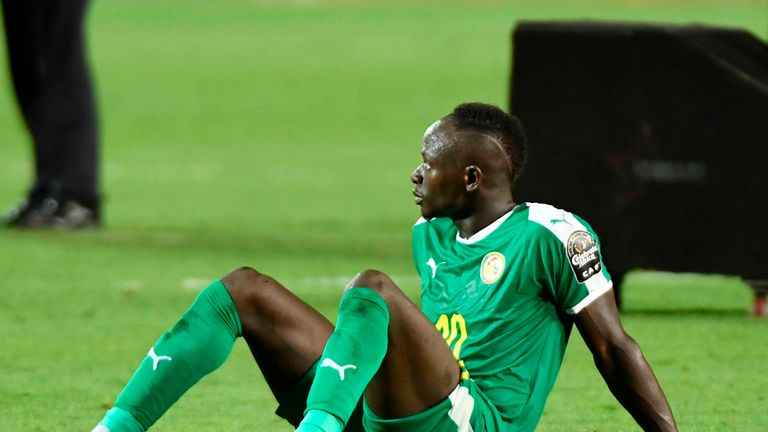 Sadio Mane was unable to help Senegal to victory against Algeria 