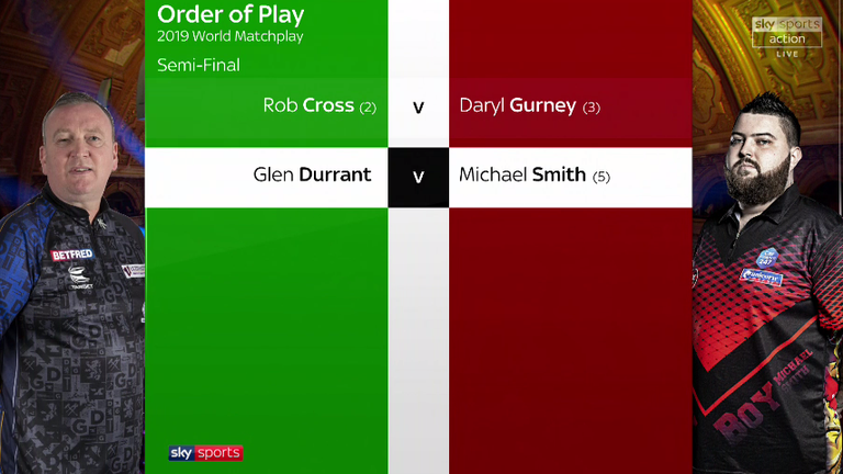 World Matchplay semi-finals