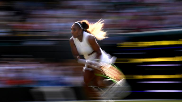 Serena Williams is working on getting her match sharpness back