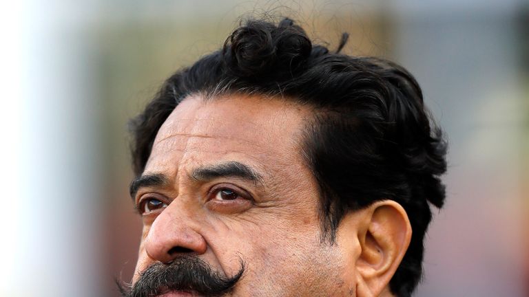 Jacksonville Jaguars owner Shahid Khan during the AFC Championship Game at Gillette Stadium on January 21, 2018 in Foxborough, Massachusetts.