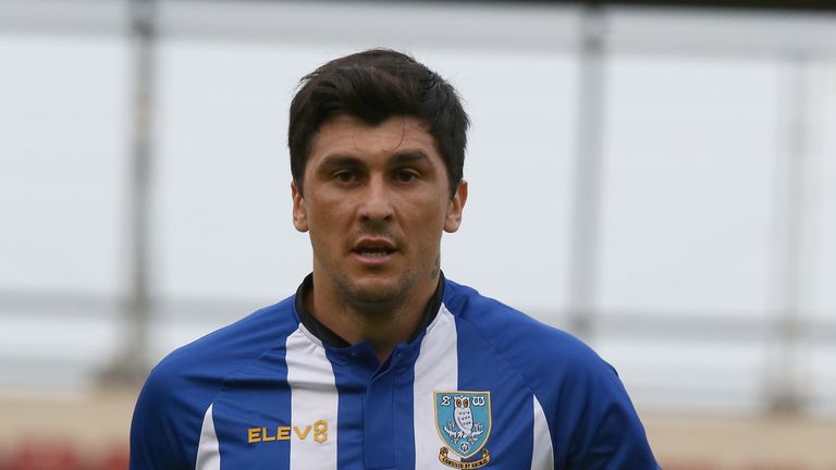 NORTHAMPTON, ENGLAND - JULY 16: Fernando Forestieri of Sheffield Wednesday in action during the Pre-Season Friendly match between Northampton Town and Sheffield Wednesday at PTS Academy Stadium on July 16, 2019 in Northampton, England. (Photo by Pete Norton/Getty Images)