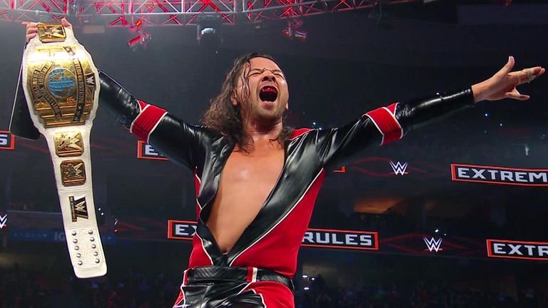 Shinsuke Nakamura won the Intercontinental title from Finn Balor