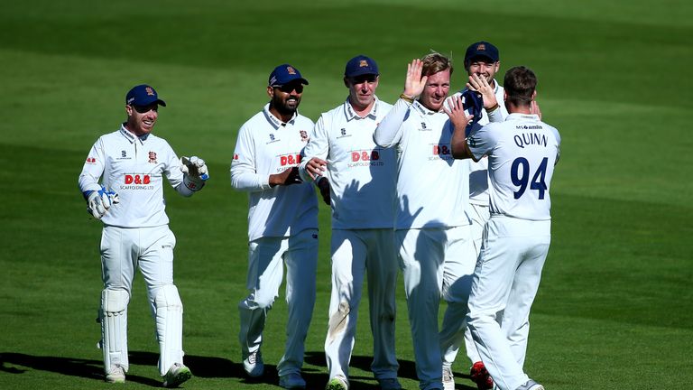 Simon Harmer took eight wickets in the match to help Essex to victory - and has 65 this season in all