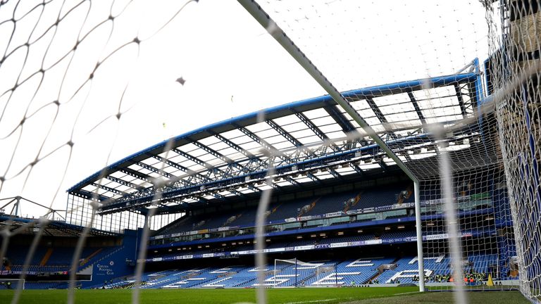 LONDON, ENGLAND - MARCH 10: General view inside the stadium ahead of the Premier League match between Chelsea and Crystal Palace at Stamford Bridge on March 10, 2018 in London, England. (Photo by Catherine Ivill/Getty Images)