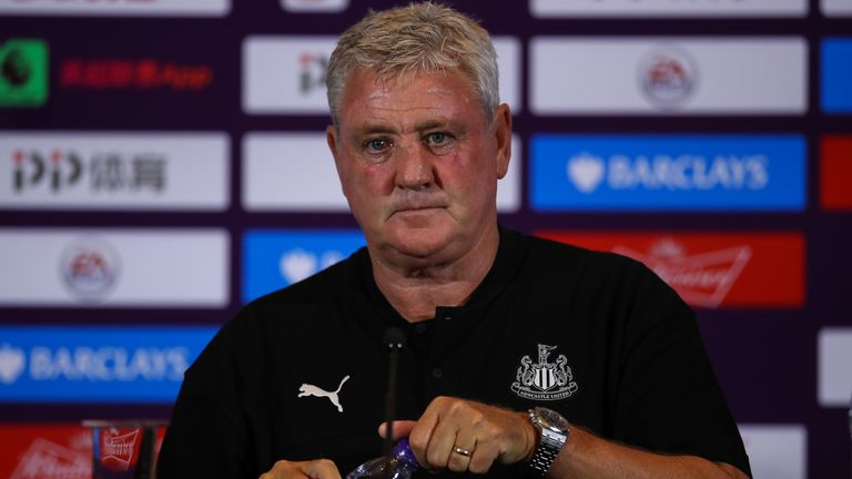 Newcastle head coach Steve Bruce