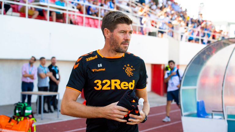 Rangers manager Steven Gerrard