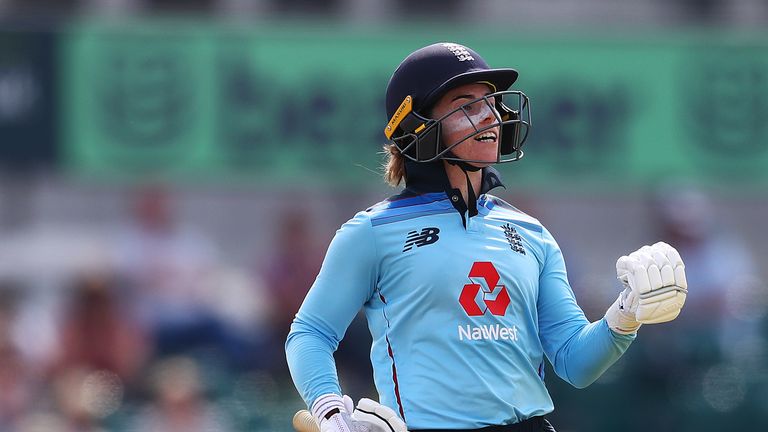 Tammy Beaumont scored her maiden Ashes century