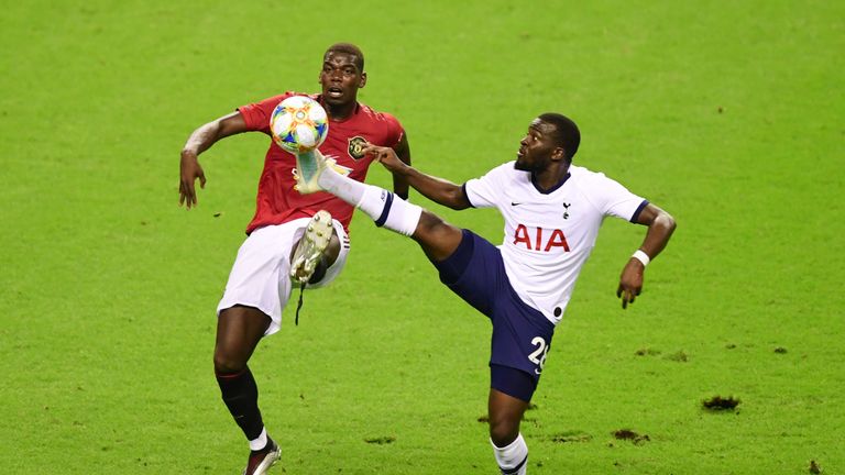 Tanguy Dembele made his first Spurs start on Thursday
