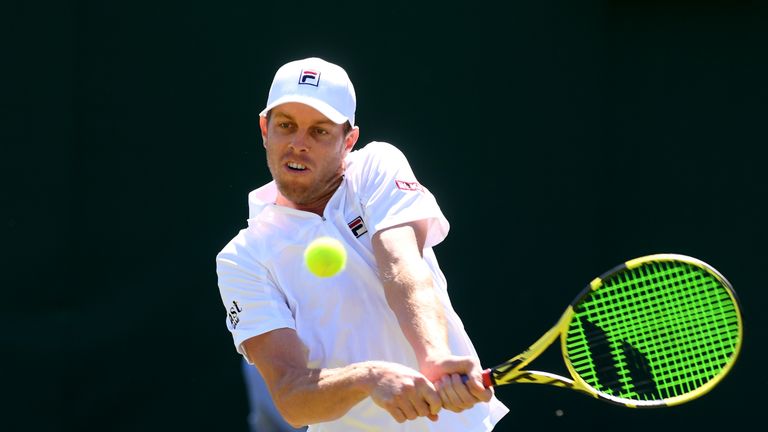 American Sam Querrey could be a dark-horse at Wimbledon. 