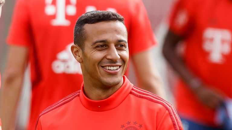 Thiago Alcantara welcomes Garteh Bale to Bayern Munich