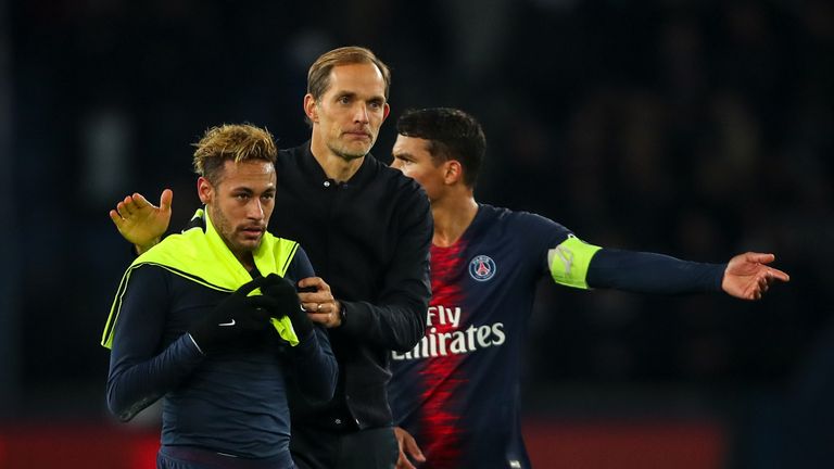 PSG boss Thomas Tuchel has known of Neymar's intentions since early last month