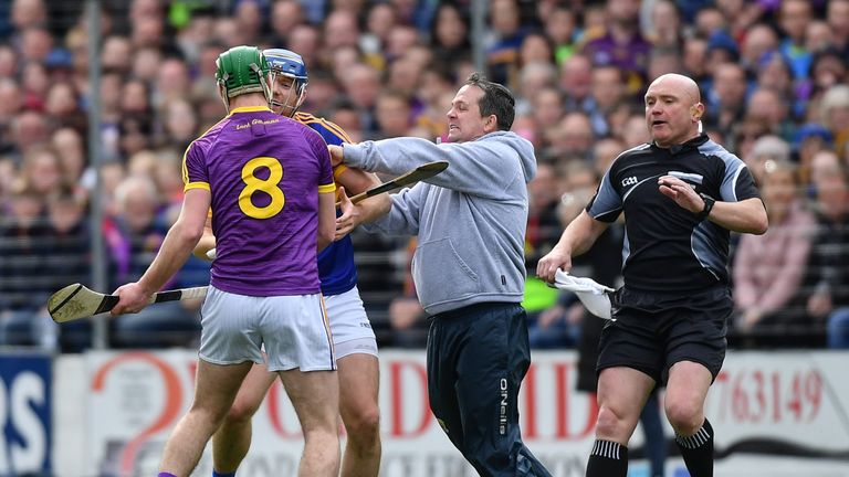 Davy Fitzgerald became involved from the sideline