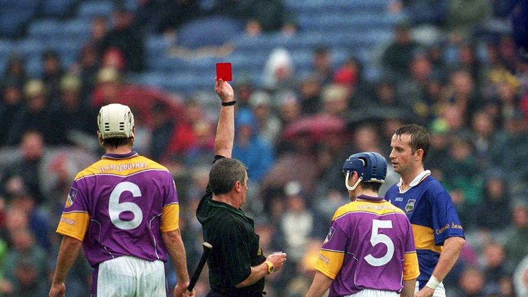 Brian O'Meara and Liam Dunne were given their marching orders