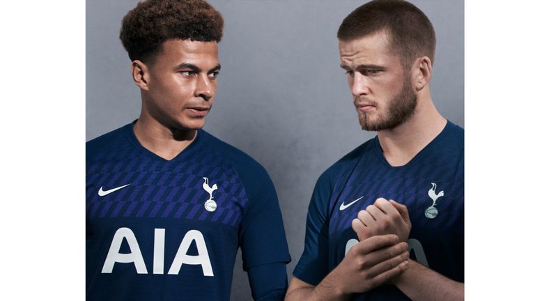 Dele Alli and Eric Dier model Tottenham's new away kit                  