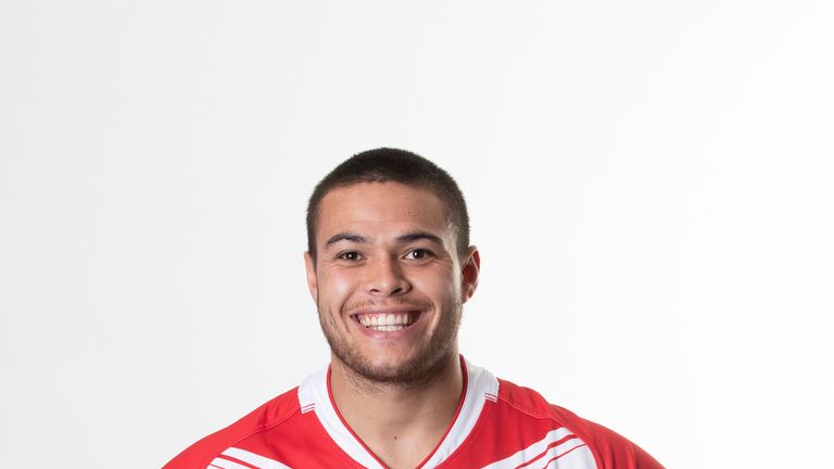 Tonga Rugby League player Tui Lolohea, Tonga Rugby League team official team & portrait shoot, Auckland, New Zealand. 18 June 2019 Photo: Brett Phibbs/www.photosport.nz