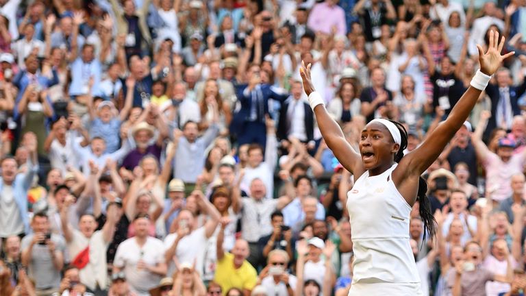 Cori Gauff wins her third round match at Wimbledon