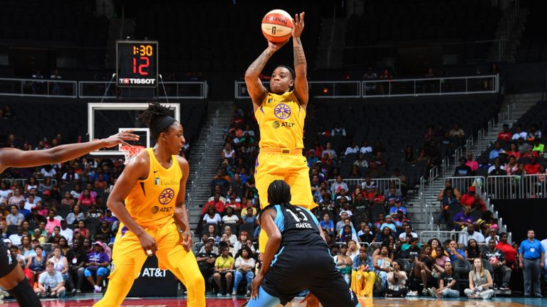 sparks v dream in the wnba