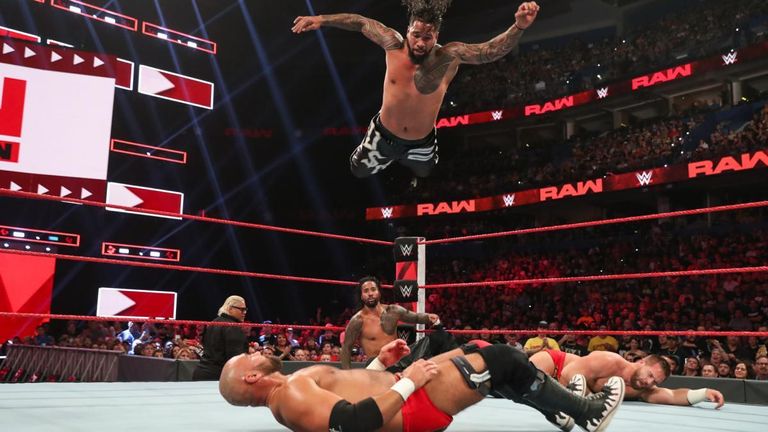 The Usos v The Revival on Raw