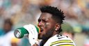 Brown rejoins Raiders camp after helmet ban