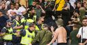 Celtic fans clash with stewards in Sweden