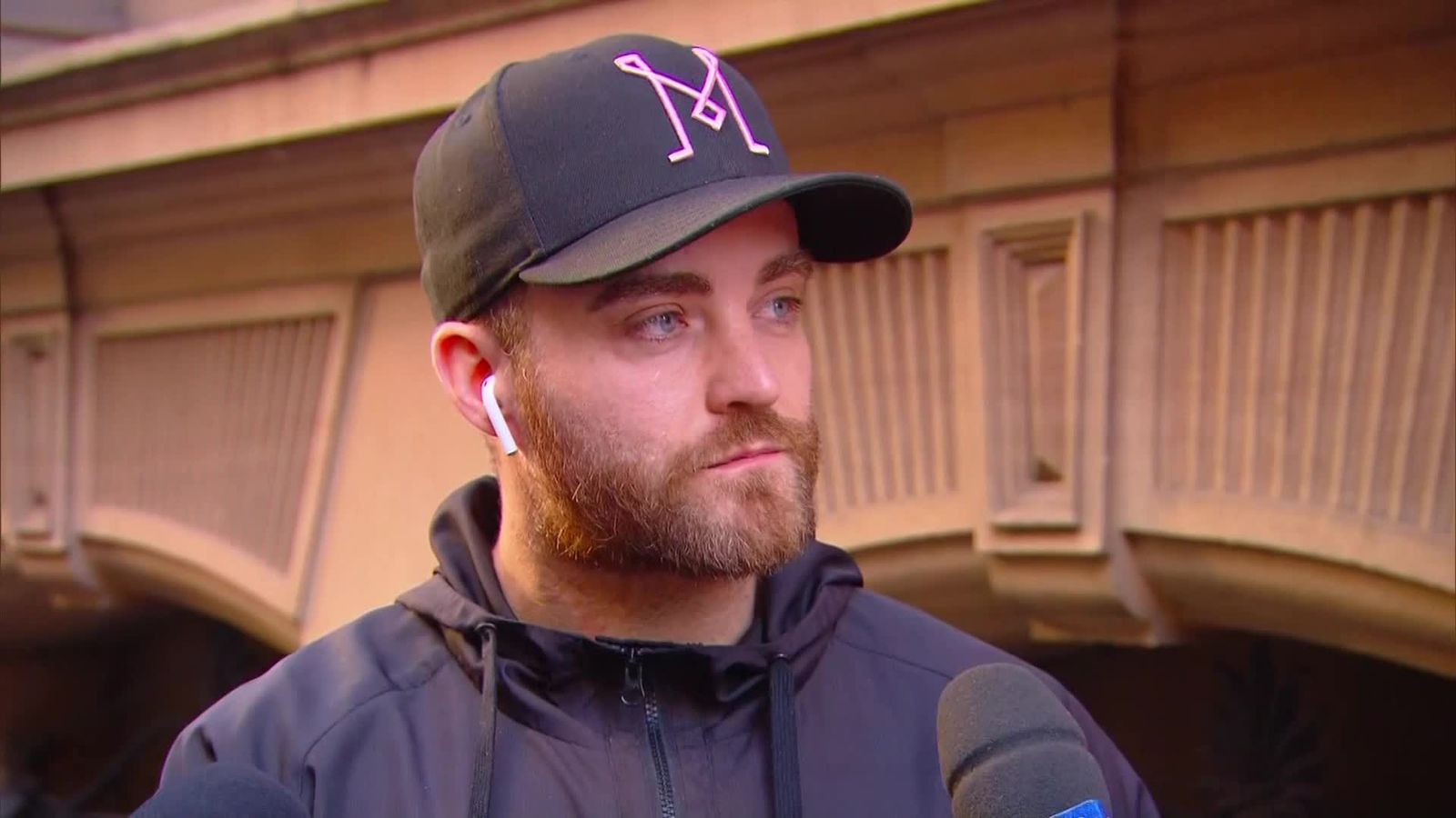 Former Bury footballer Paul O'Shaughnessy pins down knifewielding man