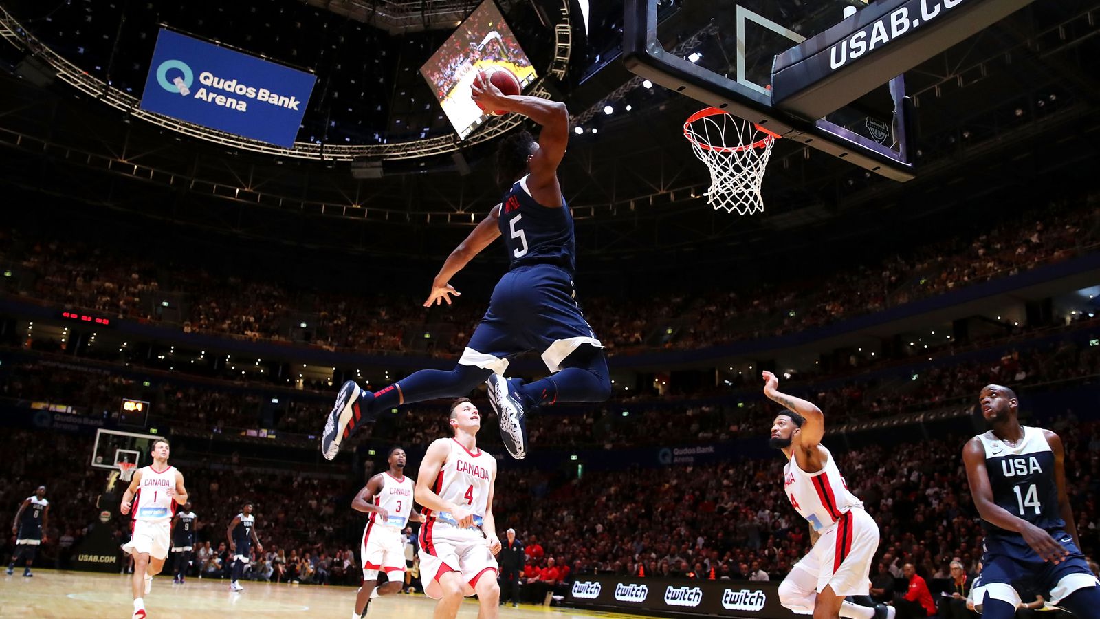 Team USA defeat Canada in final FIBA World Cup warm-up game | NBA News ...