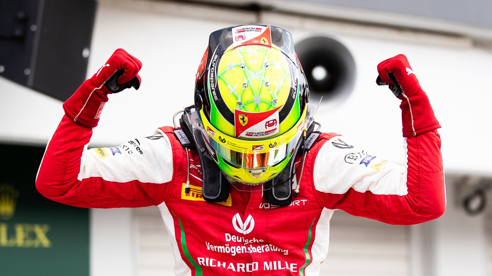 Camiseta Para Hombre, Mick Schumacher Claim, Negro, 2020