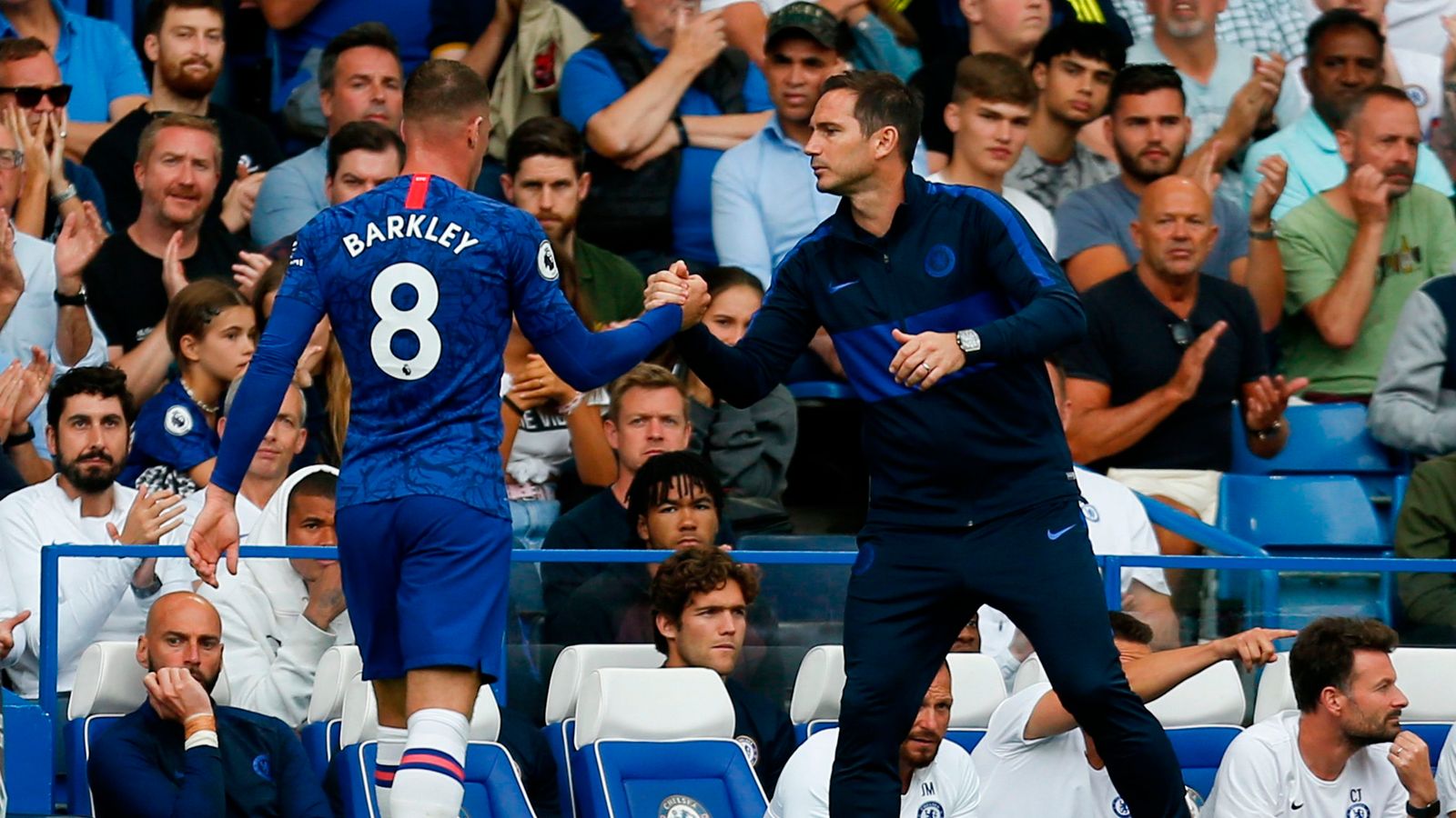 Frank Lampard defends Billy Gilmour substitution in ...