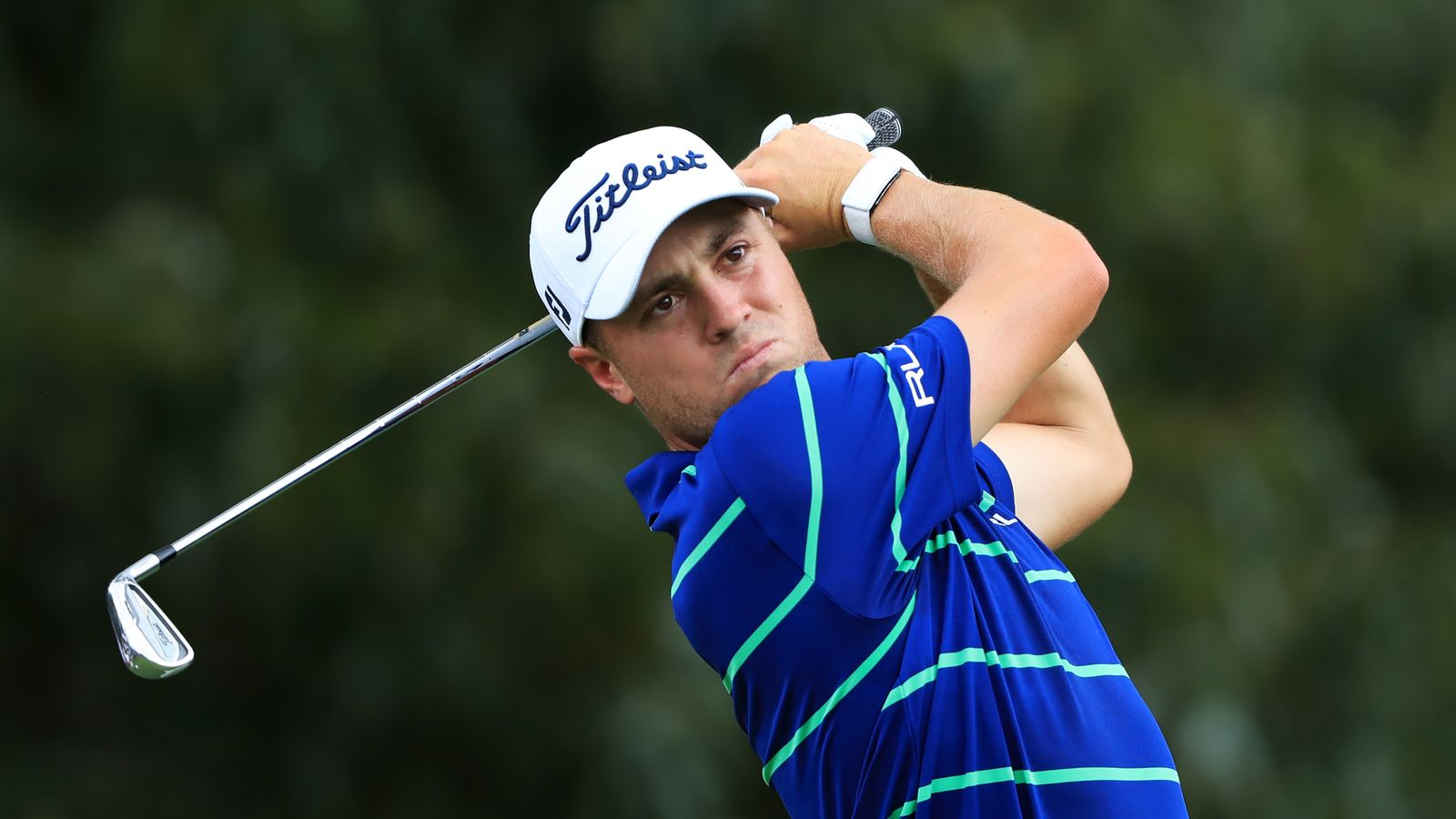 Justin Thomas regains Tour Championship lead before play suspended