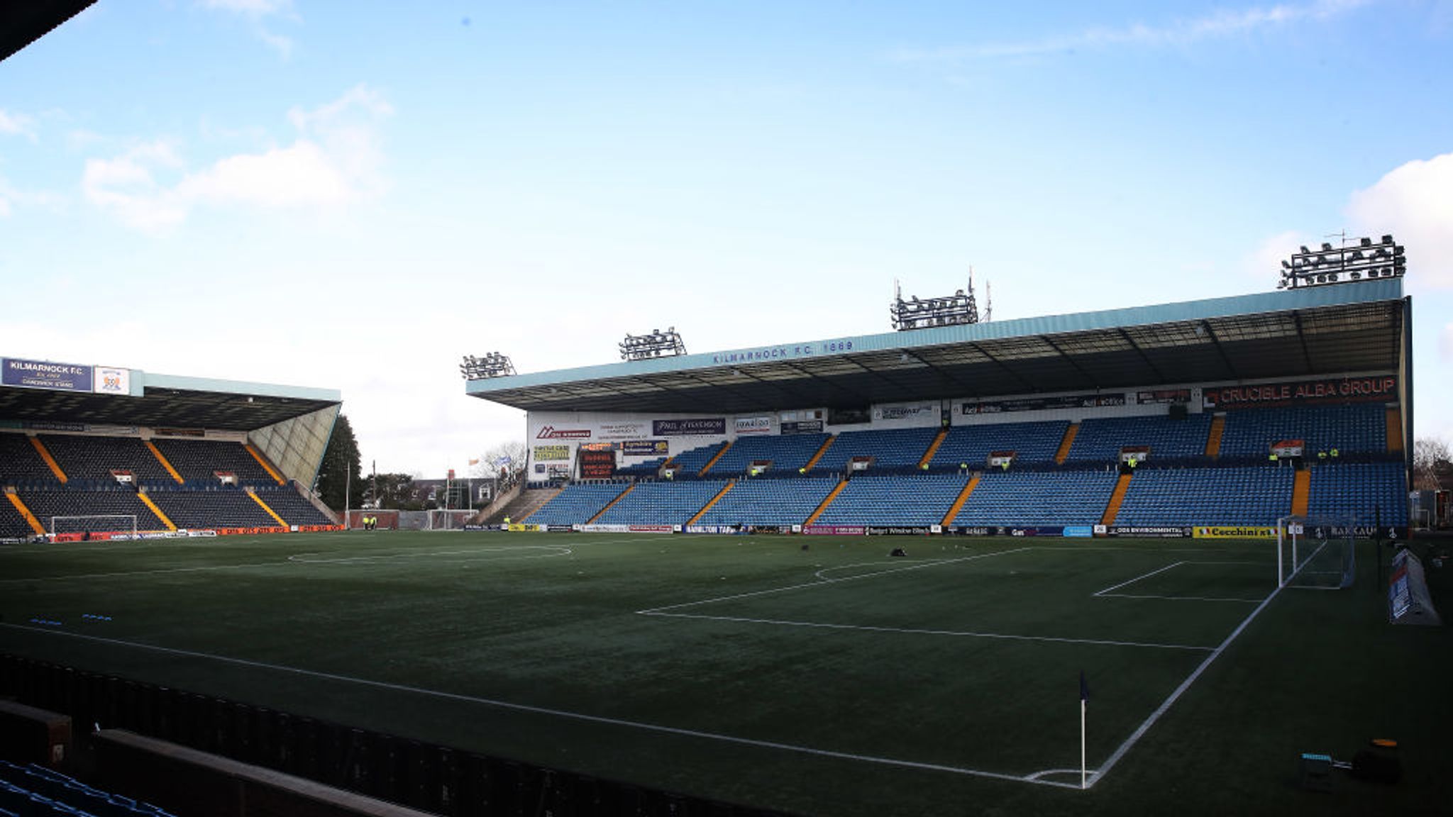 Rangers to take action after fans invade pitch during Kilmarnock win