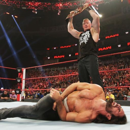 WWE Raw: Lesnar destroys Rollins