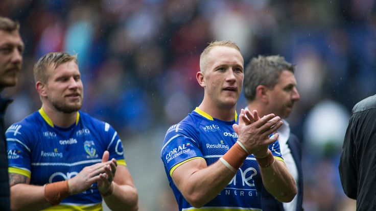 Picture by Isabel Pearce/SWpix.com - 27/07/2019 - Rugby League - Coral Challenge Cup Semi Final - Warrington Wolves v Hull FC - University of Bolton Stadium, Bolton, England - Jason Clark of Warrington.