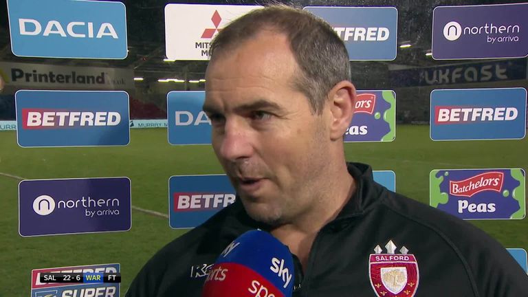 Ian Watson paid credit to the Salford players for winning six games in a row for the first time in the club's history.