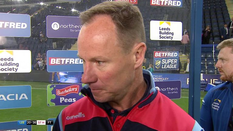 St Helens head coach Justin Holbrook was impressed with how his players coped in different roles