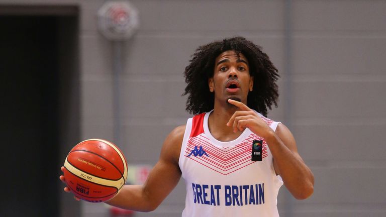 Conner Washington initiates the GB offense against Cyprus