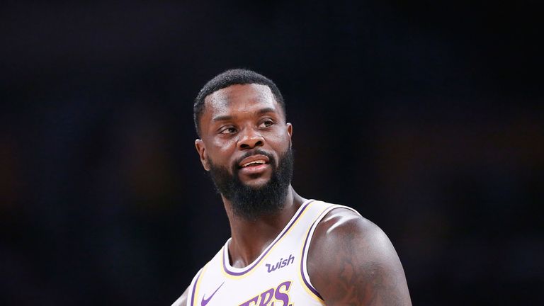 Lance Stephenson in action for the Los Angeles Lakers