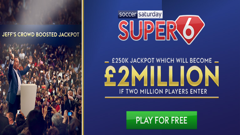 Super 6 - Win upto £2M