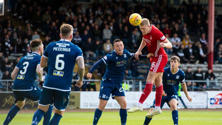 Aberdeen's Sam Cosgrove scored the winning goal in extra time

