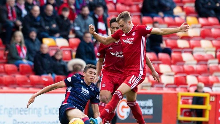 Aberdeen beat Ross County 3-0 to go third