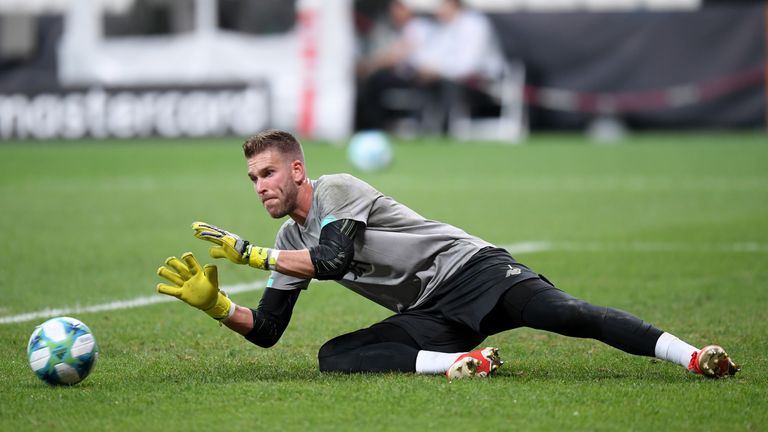 Adrian during a training session ahead of the Super Cup 