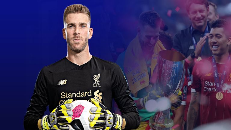 Adrian picked up silverware with Liverpool in his first start for the club