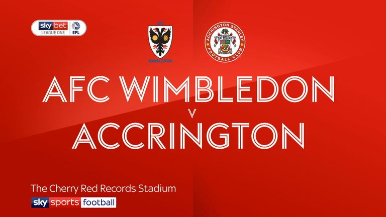 AFC Wimbledon v Accrington