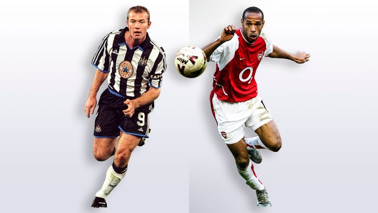 Shearer vs Henry - Premier League careers