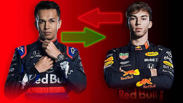 Alexander Albon has replaced Pierre Gasly at Red Bull