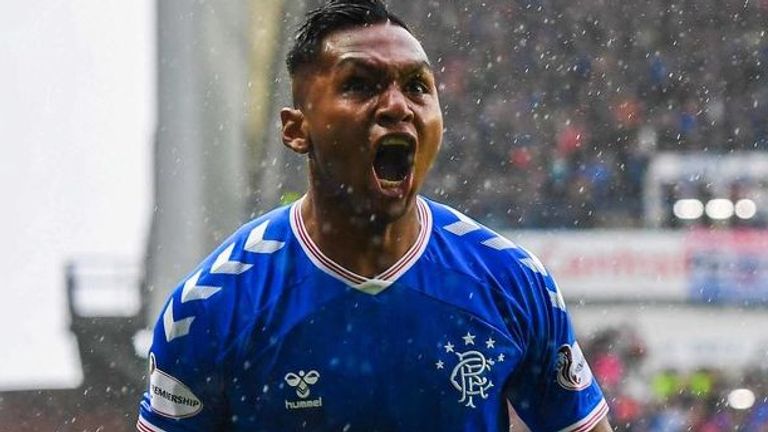 Alfredo Morelos also netted his first league goals of the season