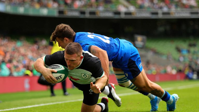 Andrew Conway impressed against Italy