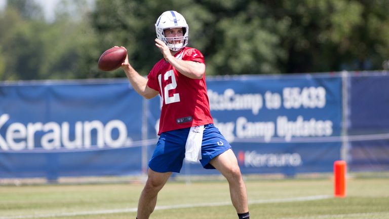 Andrew Luck has missed time at Indianapolis Colts training camp