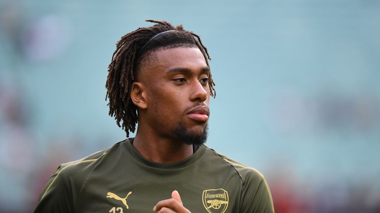 Arsenal have reportedly rejected a bid of £30m for midfielder Alex Iwobi