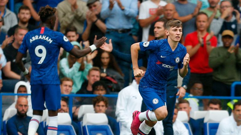 Billy Gilmour, 18, makes his Chelsea debut